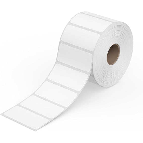 PSBM Direct Thermal Labels No Ribbon Required 4x6 Inch White 4 Rolls 3 Inch Core for Office and Shipping Use
