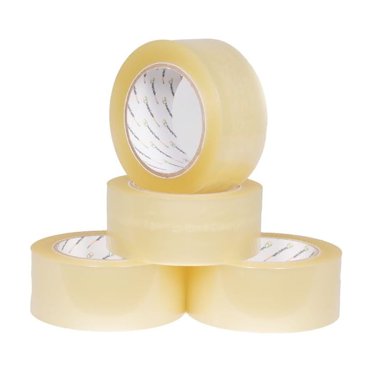 EcoSwift Clear Packaging Tape - 2" X 110 Yards, 6 Rolls, 2.0 Mil Thick, For Shipping & Sealing
