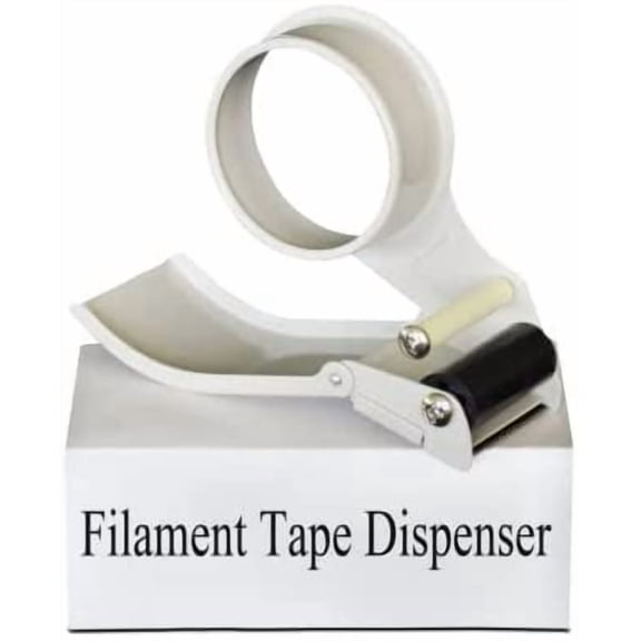 PSBM Filament Strapping Tape Dispenser for 2 Inch Tape Durable Metal Dispenser 2 Pcs for Packaging & Sealing Boxes