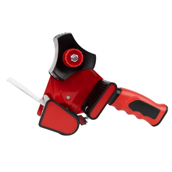 PSBM Heavy Duty Packing Tape Dispenser 3" Wide 1 Pc Sealing Cutter Magnetic Retractable Blade Tape Gun for Packing Sealing Boxes