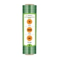 thumbnail image 1 of PSBM Cast Hand Stretch Wrap 12" x 1500' 4 Rolls 80 Gauge Plastic Green Tinted Self Adhesive Shrink Film for Packing, 1 of 10