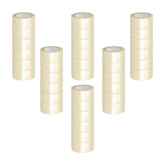 PSBM Acrylic Hot Melt Packing Tape 2 " x 55 Yards 1.6 Mil 1368 Rolls Clear Tape for Shipping and Boxes