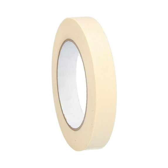 PSBM Masking Tape, 1" x 60 Yards, 3456 Pack, 5.2 Mil, Ivory, Easy Tear for Labeling, Home, Arts, DIY Projects, Office