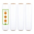 thumbnail image 1 of PSBM Pre-Stretch Wrap 15 Inch x 1476 Feet 8 Rolls 30 Gauge White Plastic Tinted Hand Shrink Film for Pallet Moving Packing and Wrapping, 1 of 10