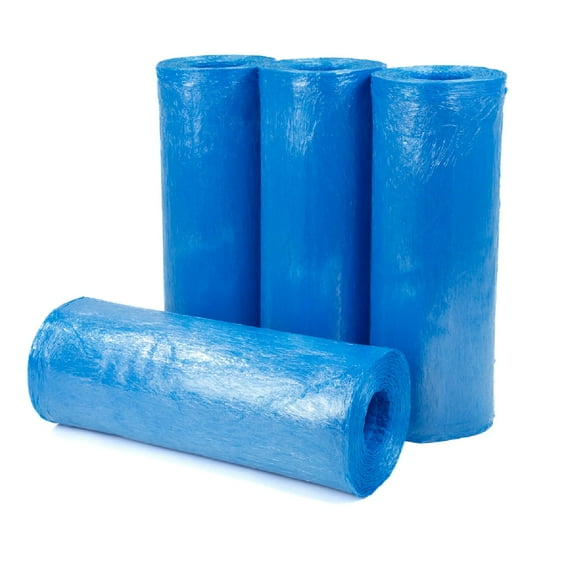 PSBM Blue Stretch Film 17" x 1476' Heavy Duty Shrink Wrap 8 Rolls for Packaging Storage and Load Security