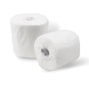 PSBM Toilet Paper, 96 Rolls, 2-Ply, 500 Sheets per Roll, Soft, 100% Recycled Paper Absorbent and Convenient for Personal Hygiene and Environmental Care