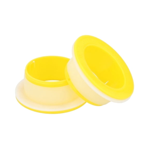 PSBM Yellow Hand Saver Stretch Wrap Handle 1 Pairs Durable Tool Fits 3" Core Film Rolls for Packing Wrapping