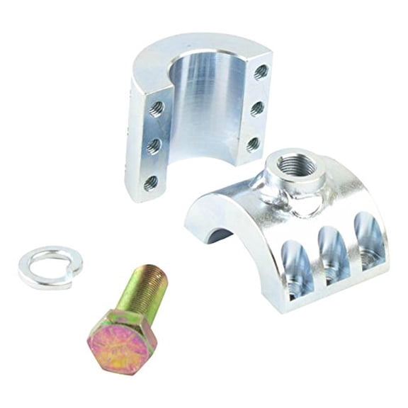 PSC Motorsports TRCL09B Tie Rod Clamp; 1.5 in. Tie Rod Clamp w/5/8 Boss And Hardware;