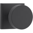 thumbnail image 1 of PSCONCSR190 Passage Contemporary Knob with Contemporary Square Rose with 6AL Latch and Dual Strike Satin Black Finish, 1 of 7