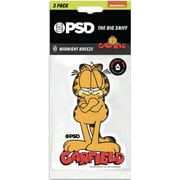 PSD Big Sniff, Garfield Cattitude Hanging Air Freshener 3 Pack with Vanilla Scent