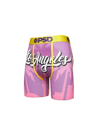 PSD Underwear Men's Boxer Briefs Pizza Drip Size: L Yellow 