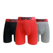 PSD Model - 3 Pack Boxer Briefs Men's Underwear Medium