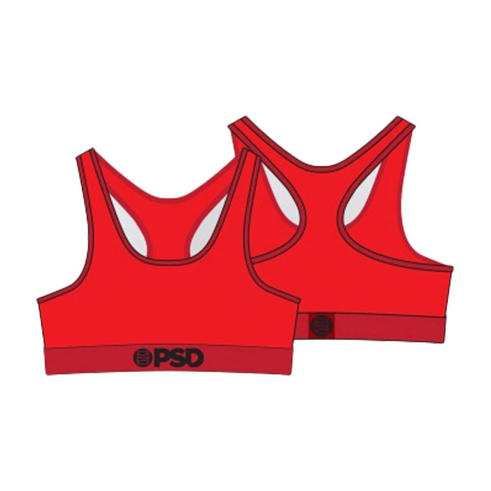 PSD Women Solids Sports Bra (Red) 