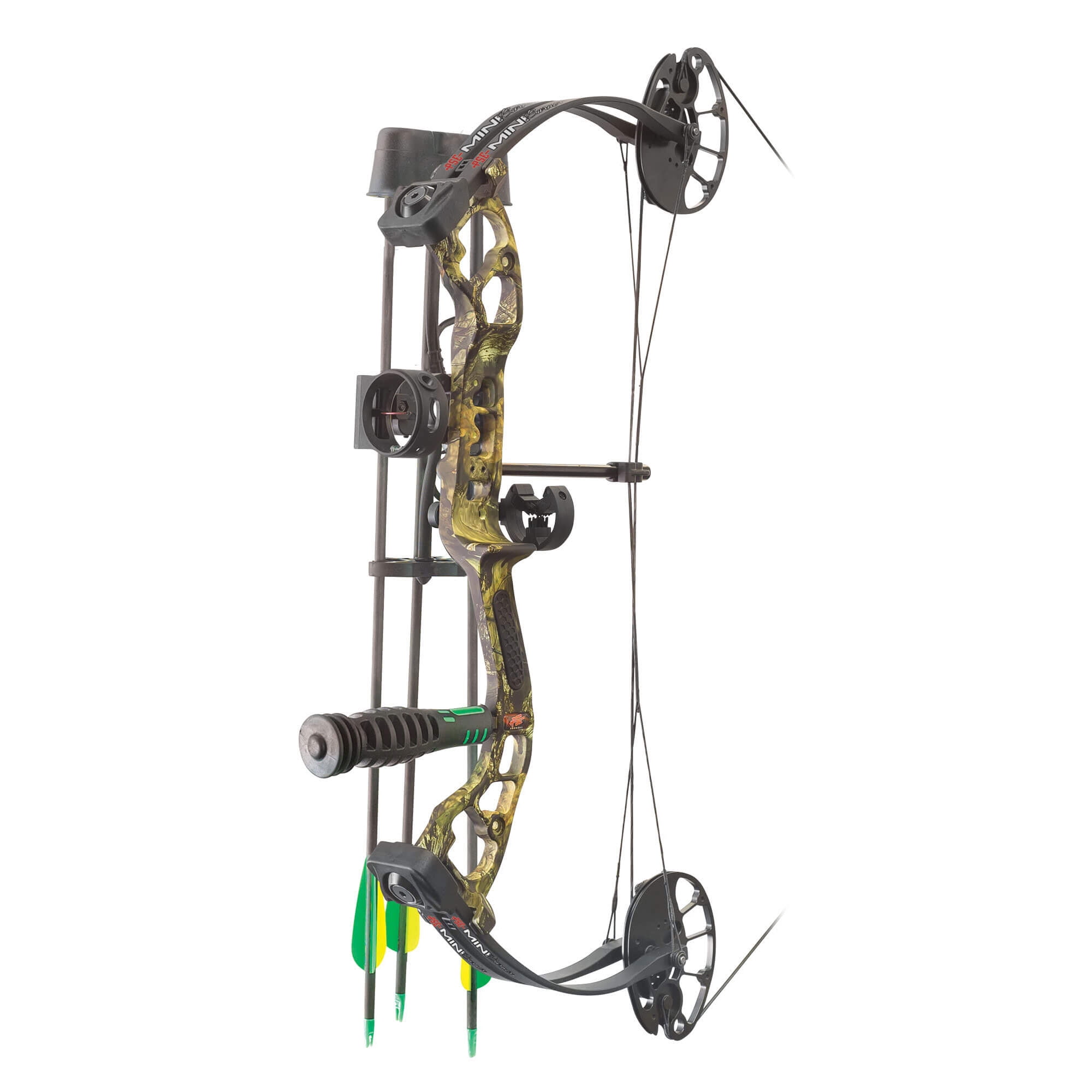 PSE Mini Burner Compound Bow-Hunting-Arrow-Set -Mossy Oak Country
