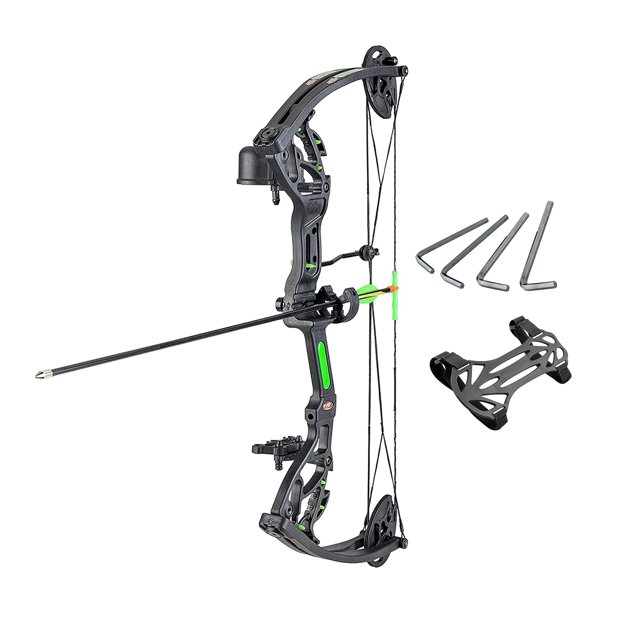 PSE Guide Junior Compound Bow Set for Youth Archery, 10 & Up, 826LB RH