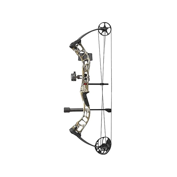 PSE Stinger ATK Compound Bow Package Left Hand 70 lb Mossy Oak Original Bottomland