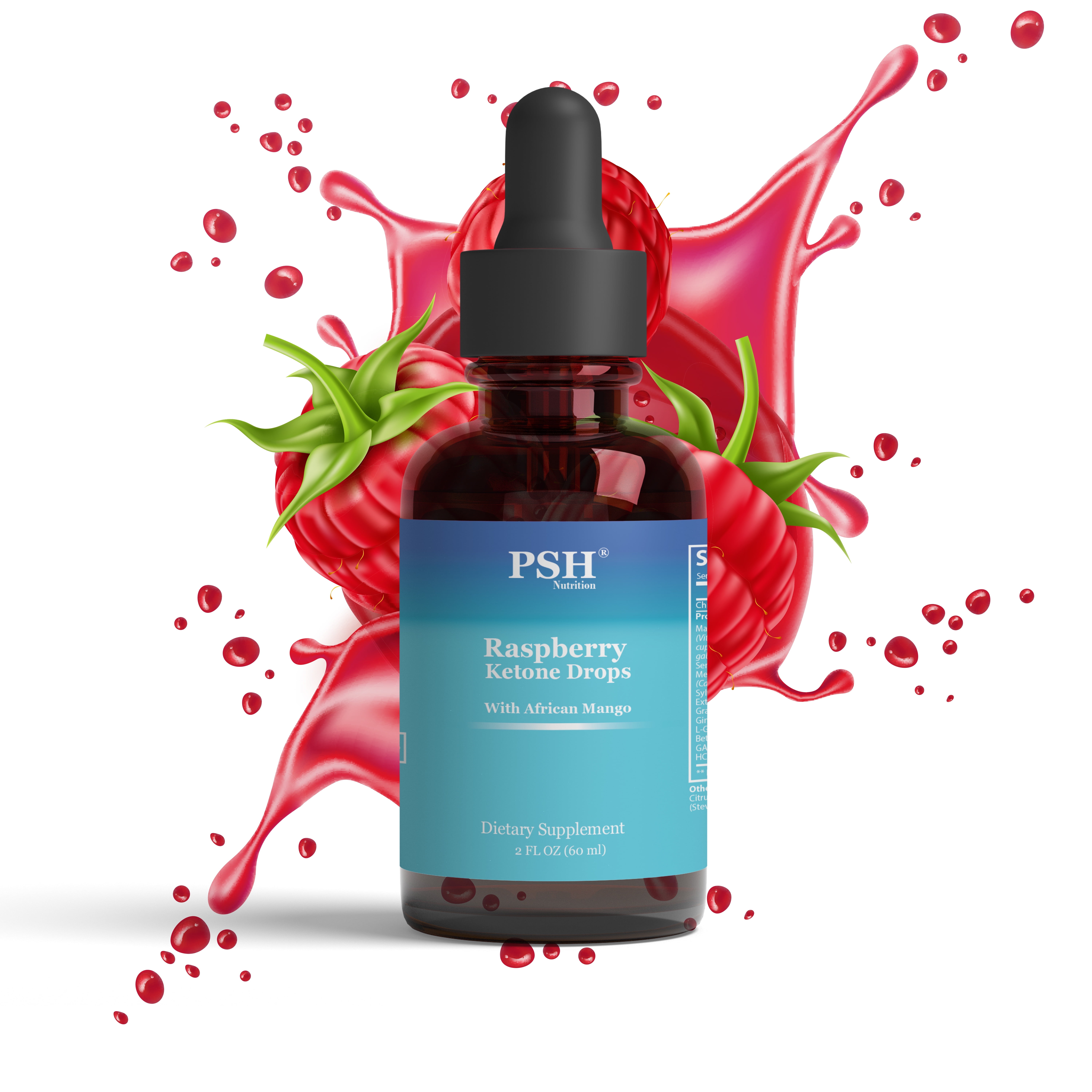 PSH Nutrition Raspberry Ketone Ultra Drop - Metabolism Boost