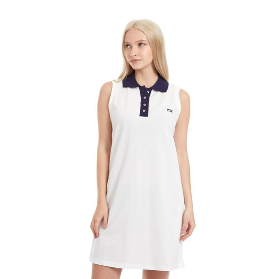 PSK Collective Collared Breathable Moisture Wicking Tennis Dress Shirt (Women) Size: L