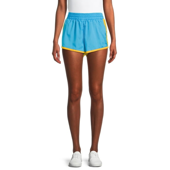 PSK Collective Colorblock Drawstring Elastic Waistband Short (Women) Size: XS Moisture Wicking