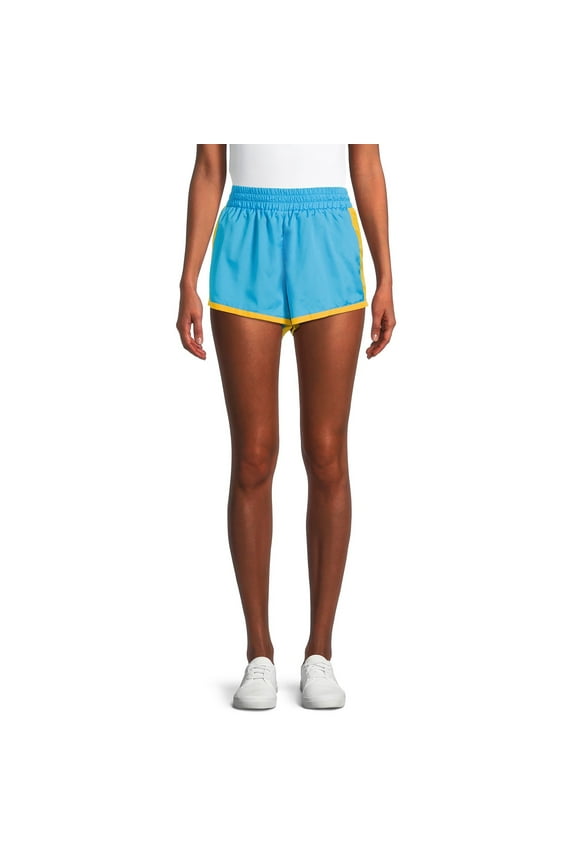 Colorblock Drawstring Elastic Waistband Short (Women) Size: XS Moisture Wicking