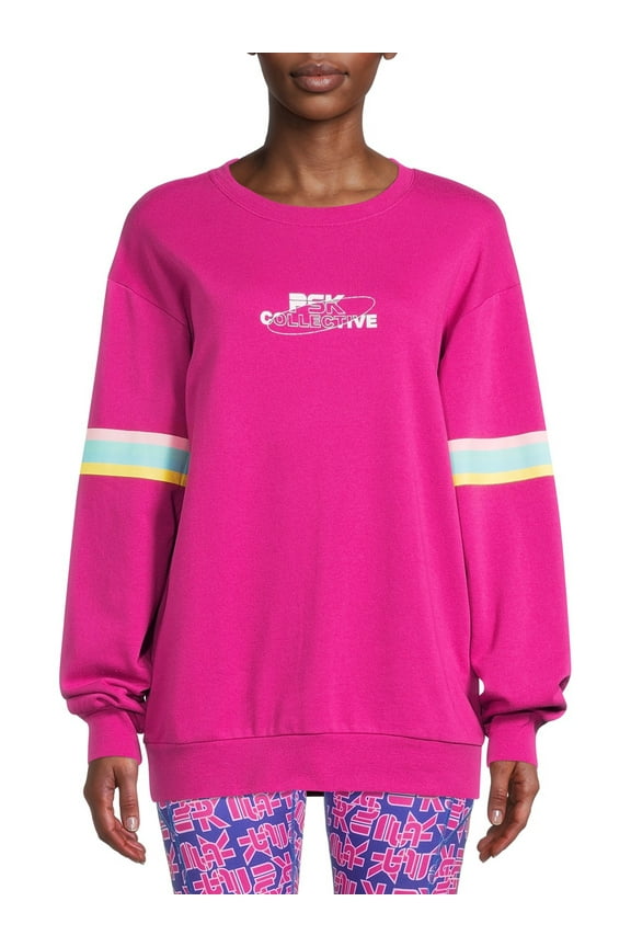 Long Sleeve Pullover Oversized Sweatshirt (Juniors or Women's) 1 Pack