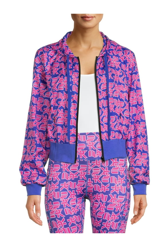 Moisture Wicking Cropped Anorak Hoodie with Zipper (Women) Size: XS