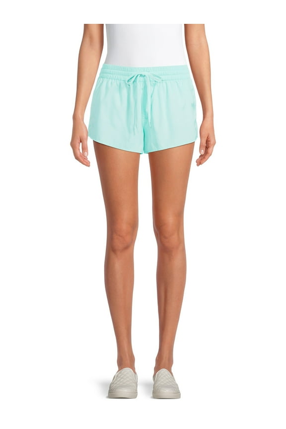 Moisture Wicking Drawstring Waistband Small Side Slit Short (Women) Size: XS