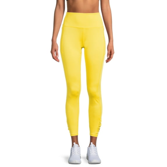 PSK Collective Moisture Wicking Legging Active Fit Ruching Stretch Material (Women) Size: XXXL