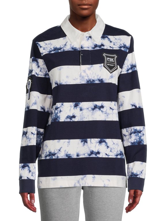 Rugby Equality Patch Collared Tie Dye Top (Women) Size: XXL PSK X WSF Partnership Sleeve Patch