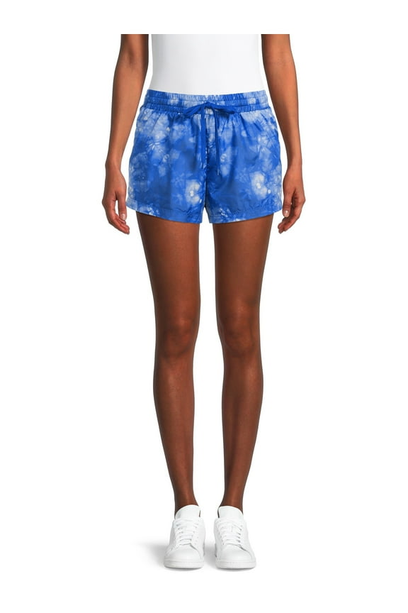 Tye Die Strech Material Drawstring Short (Women) Size: XXXL Moisture Wicking