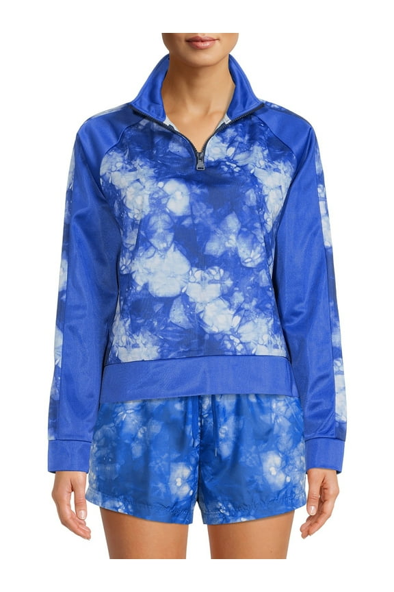 PSK Women's Tie Dye Track Jacket Blue - Size: XXL