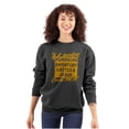 thumbnail image 1 of PSL and Jesus Sweater Weather Women Crewneck Sweatshirt Brisco Brands 4X, 1 of 6
