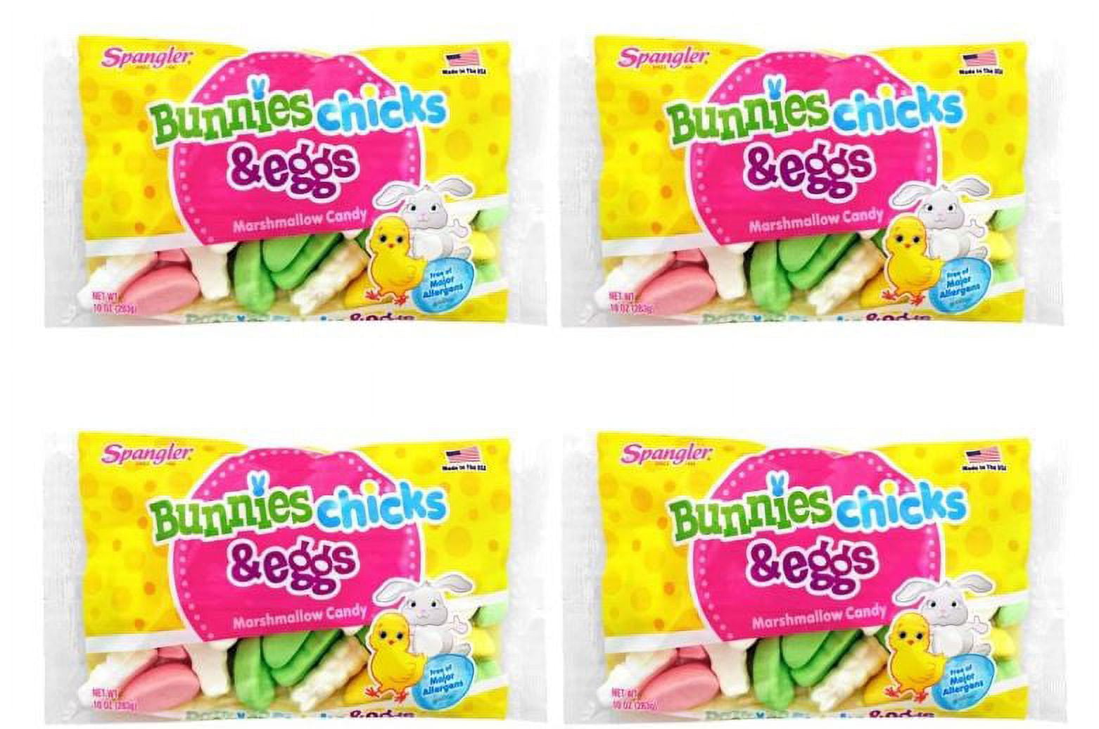PSLLC Spangler Bunnies, Chicks, and Eggs Marshmallow Easter Candy 4