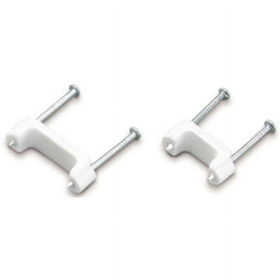PSM-1550T 0.5 in. Plastic Clip On Cable Staples, Pack - 25
