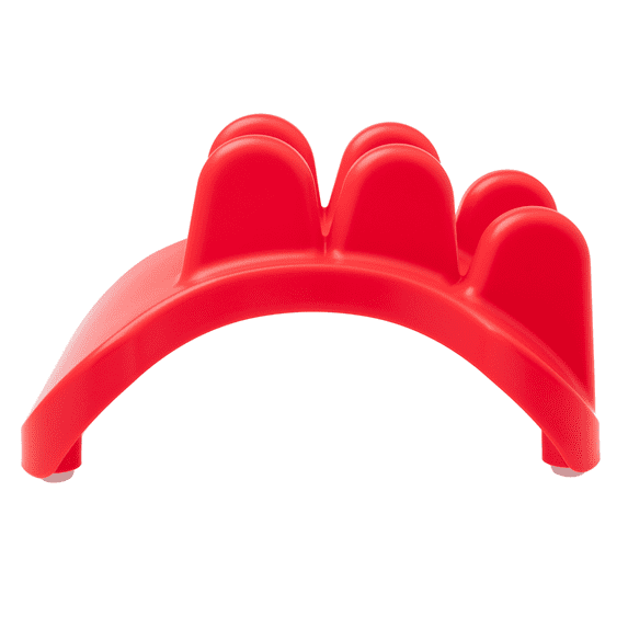 PSO-Neck Massager and Muscle Release Tool, Neck Tension Reliever and Personal Self Massager, Sunset Red