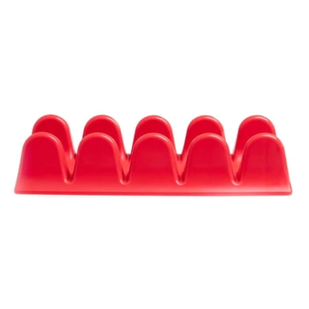 PSO-Rite Spine Back Massage Tool and Muscle Release, Full Back and Hip Massage Tool and Stretcher, Sunset Red