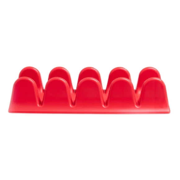 PSO-Rite Spine Back Massage Tool and Muscle Release, Full Back and Hip Massage Tool and Stretcher, Sunset Red