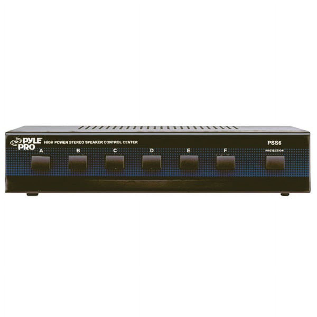 PSS6 - 6 Channel High Power Stereo Speaker Selector - image 1 of 6