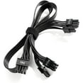 PSU VGA Male to Dual PCIe 8 (6+2) Pin PCIE GPU Power Cable for G+G2 G3