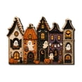 thumbnail image 1 of PSVFUJZ Halloween Door Sign, Wooden Ghost Welcome Sign, Halloween Door Decorations, Front Door Hanging Sign for Indoor Outdoor Home Porch Window Decor Multicolor, 1 of 8