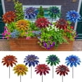 thumbnail image 1 of PSVFUJZ Metal Flower Garden Stakes,1 Pcs Decorative Garden Stakes Ornaments Outdoor Yard Art Decorative Lawn Accents for Backyard Patio Garden Walkway and General Outdoor Landscape Use, 1 of 9