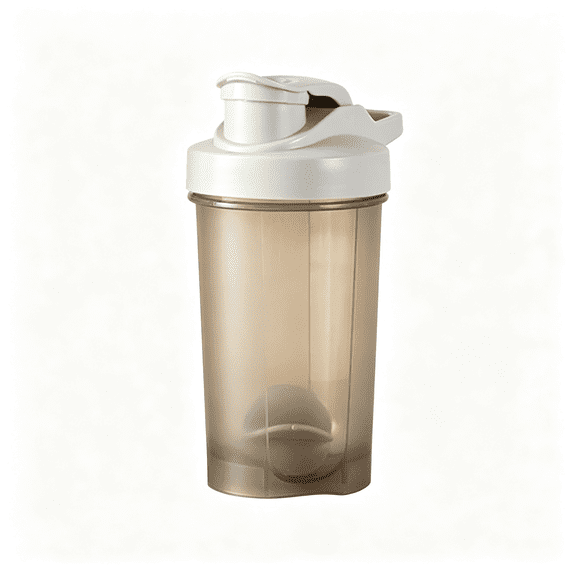 PSVFUJZ Protein Shaker Bottle, Leak Proof Shaker Cups, Fitness Ready Water Bottle for Pre Workout Gym Sports Daily Hydration(Gray)