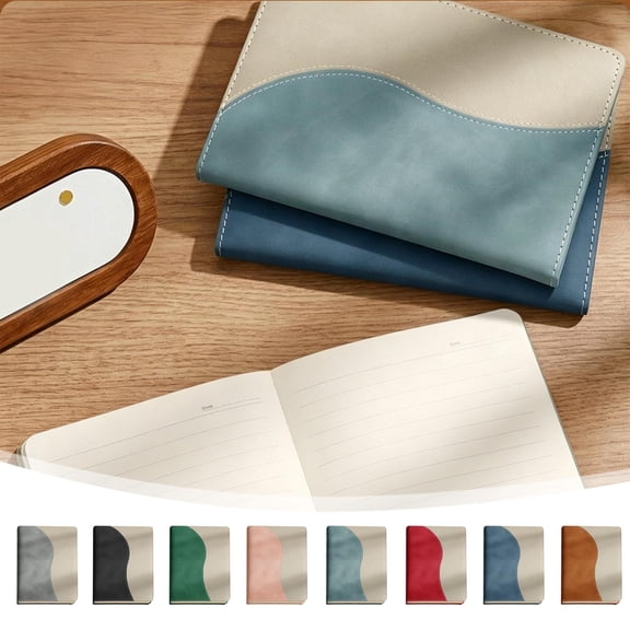 PSVFUJZ Soft Cover Journal Business Work Office Meeting Notepad Study Season Writing Pad Portable Note Taking Pad for Home Office Study Room and Business Trip Use