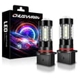 thumbnail image 2 of CHUSYYRAY PSX26W LED Fog Light Bulbs For Chevy Suburban 2015-2020 - 2x 6000K White, 80W, 6000 Lumens 2 of 6