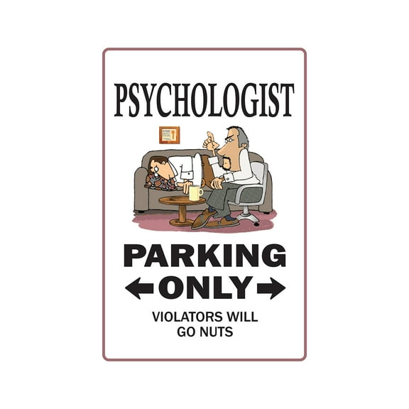 PSYCHOLOGIST Sign therapist shrink doctor head doc testing psycho | Indoor/Outdoor | 12" Tall