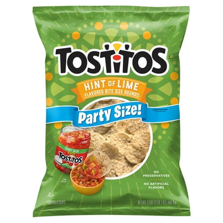 PSZ Tostitos Hint Of Chili Lime Bite Size Rounds 17 oz