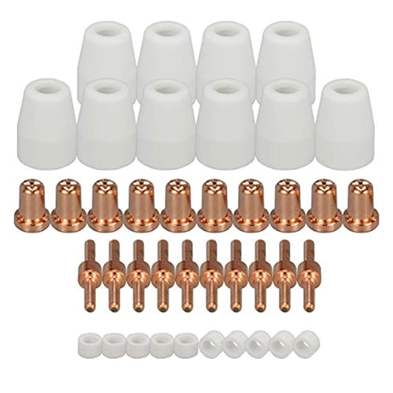 PT-31 LG-40 Plasma Tip Nozzle Electrode Extended Cutting Consumable CUT-50 CUT-40D 40pcs