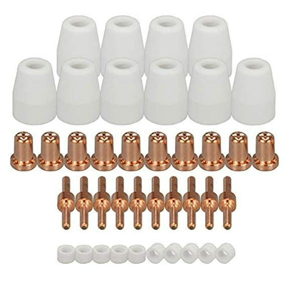 PT-31 LG-40 Plasma Tip Nozzle Electrode Extended Cutting Consumable CUT-50 CUT-40D 40pcs