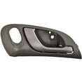 thumbnail image 1 of PT Auto Warehouse AC-2101RG-FR - Interior Inner Inside Door Handle, Silver Lever with Titanium Housing - Front Right Passenger Side Fits select: 2002-2006 ACURA RSX, 1 of 3