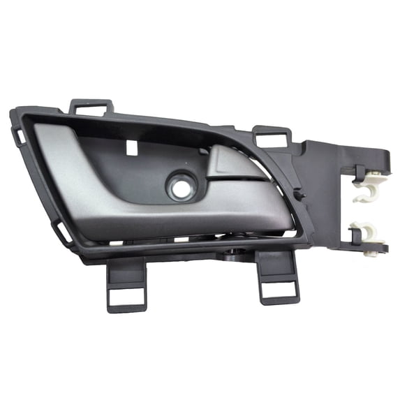 PT Auto Warehouse AC-2405RA-RR - Interior Inner Inside Door Handle, Silver Lever with Black Housing - Rear Right Passenger Fits select: 2009-2011 ACURA TL